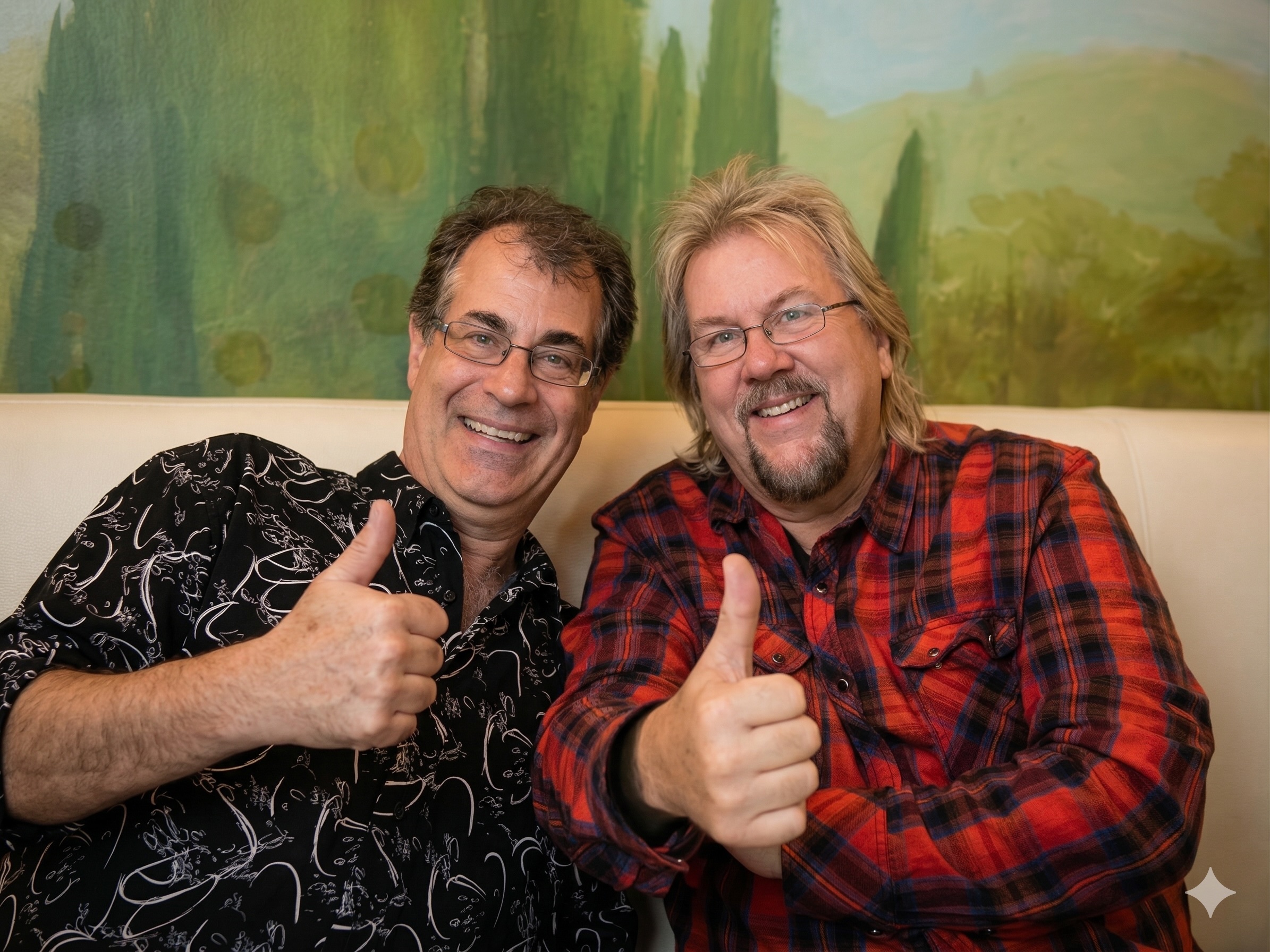 Phil and David Pack at the Fairmont SF